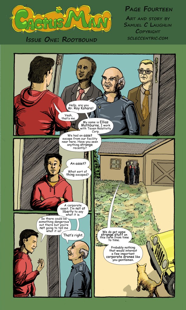 That cat came looking for trouble.